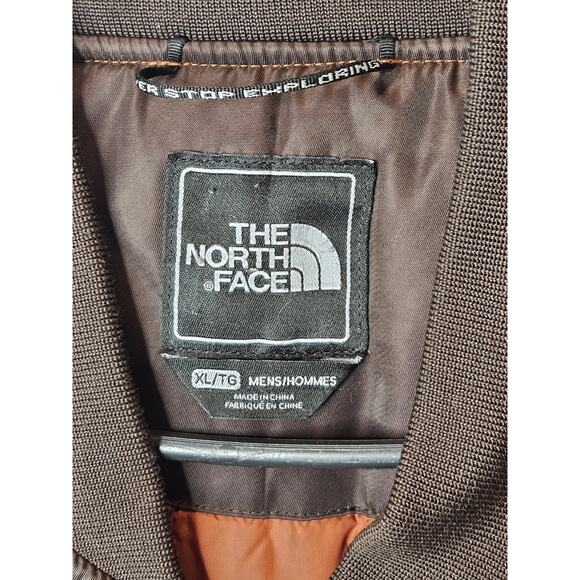 The North Face Bomber Jacket Brown Orange Liner Men's XL Zippers Outdoor Hunting - Picture 9 of 12
